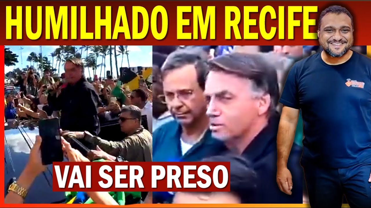 Bolsonaro é HUMILHADO em Recife e manifestação FLOPA miseravelmente!!