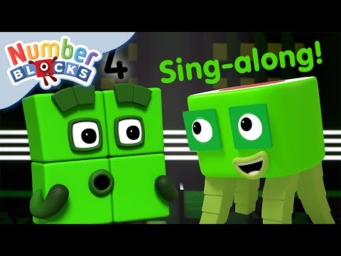 Sing-along | Numberblocks Songs | Four on the Dance Floor