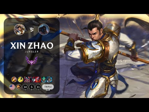 Xin Zhao Jungle vs Udyr - NA Master Patch 13.15