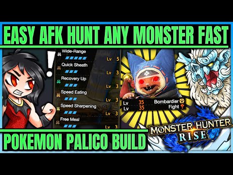 This Build Breaks the Game - Secret Overpowered Palicos - New Rise Weapon - Monster Hunter Rise!