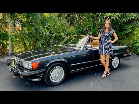 1989 Mercedes-Benz 560 SL - Original Becker Grand Prix Radio, Cold Air Conditioning