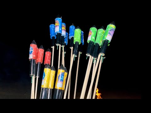 TESTING PYRO DIABLO ROCKETS - Magic Sky Asst.