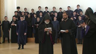 11 սարկավագ ավարտել է Գեւորգյան Հոգեւոր Ճեմարանը