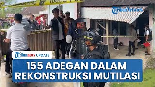 155 Adegan Diperagakan Tersangka dalam Rekonstruksi Kasus Pembunuhan Berantai dan Mutilasi di Sumbar