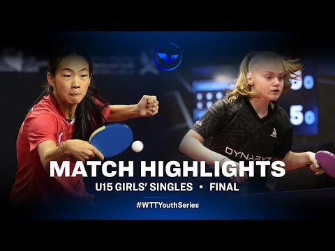 Nina Guo Zheng vs Leana Hochart | U15 GS Final | WTT Youth Star Contender Vila Nova de Gaia 2023
