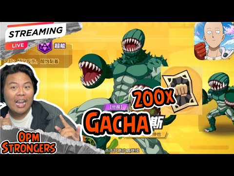 LIVE | PERTAMA KALI GACHA SSR+ PERTAMA 200 BLACK TIKET SEMOGA DAPAT  ONE PUNCH MAN: The Strongest