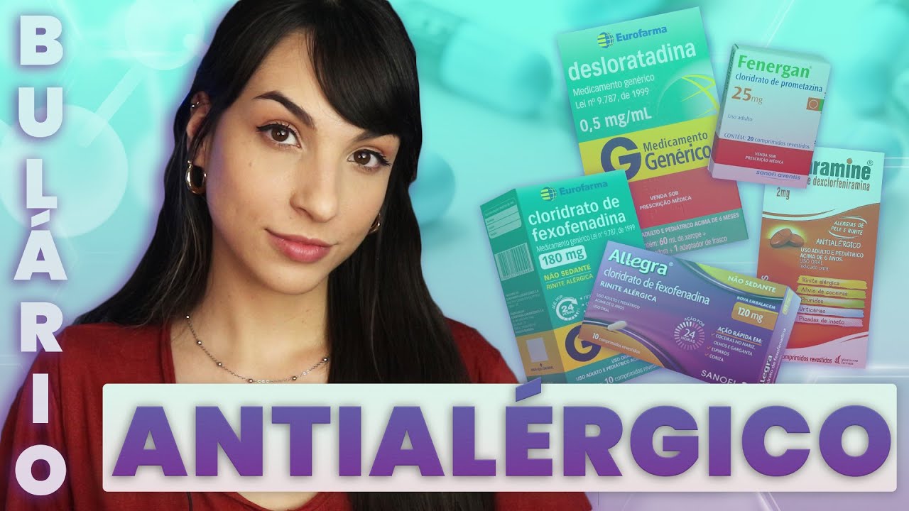 ANTIALÉRGICOS (anti-histamínicos): tudo o que você precisa saber! | Bulário do Flavonoide #6