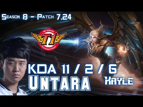 SKT T1 Untara KAYLE vs ILLAOI Top - Patch 7.24 KR Ranked