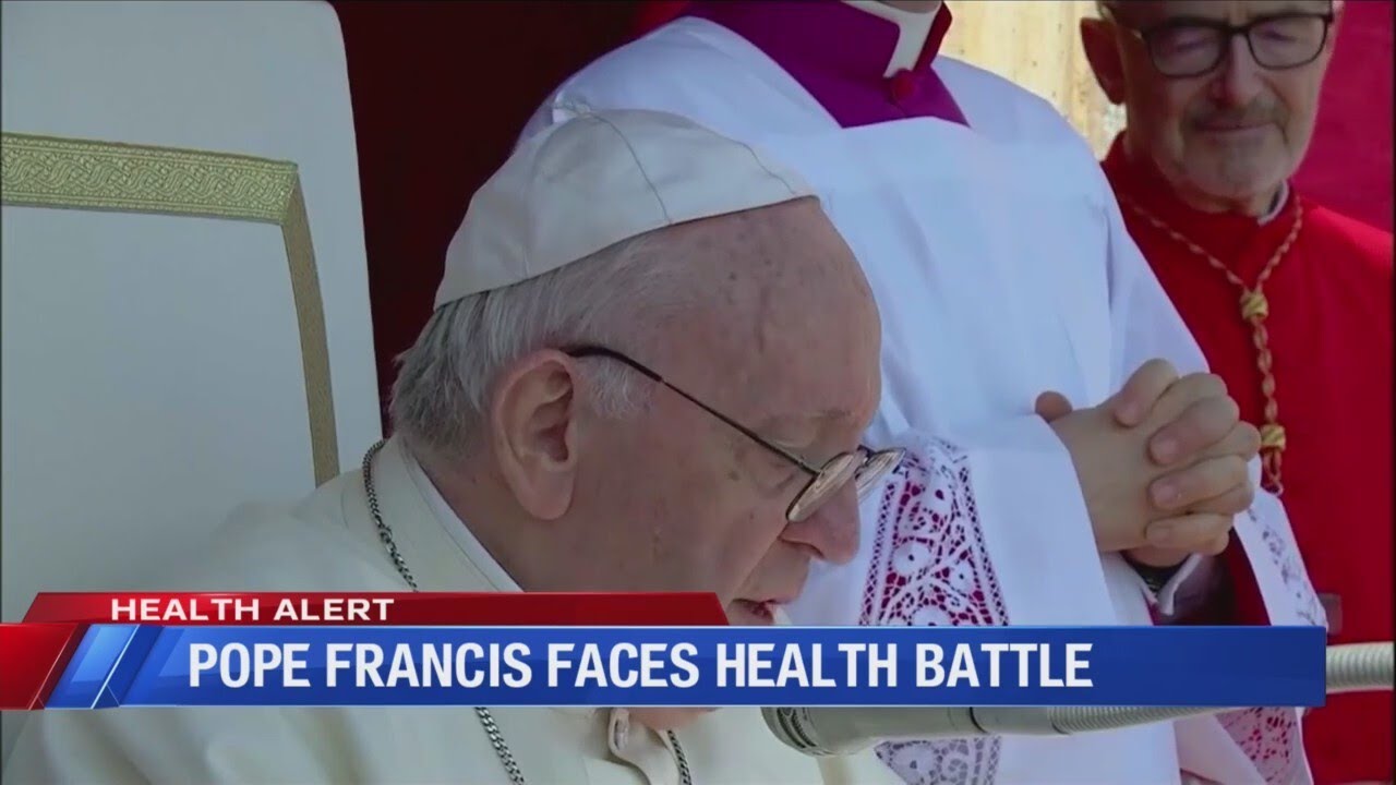 Pope Francis faces health battle