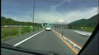 preview picture of video '松山自動車道 上り 大洲松尾本線料金所→内子PA 2008/07/07撮影'