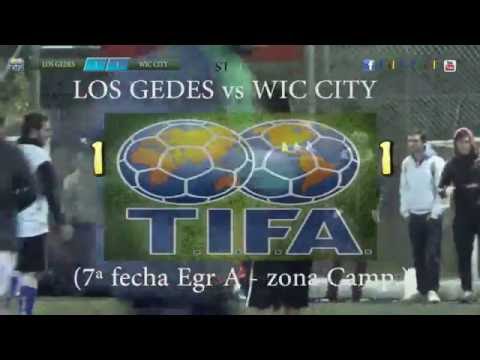 1 LOS GEDES vs WIC CITY 1 - 7ª fecha Egr A - zona Camp  -  5-06-2016
