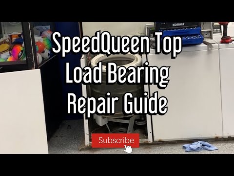 Speed Queen Top Load Bearing Replacement -- Walkthrough of installing bearing kit 766P3A from ALS
