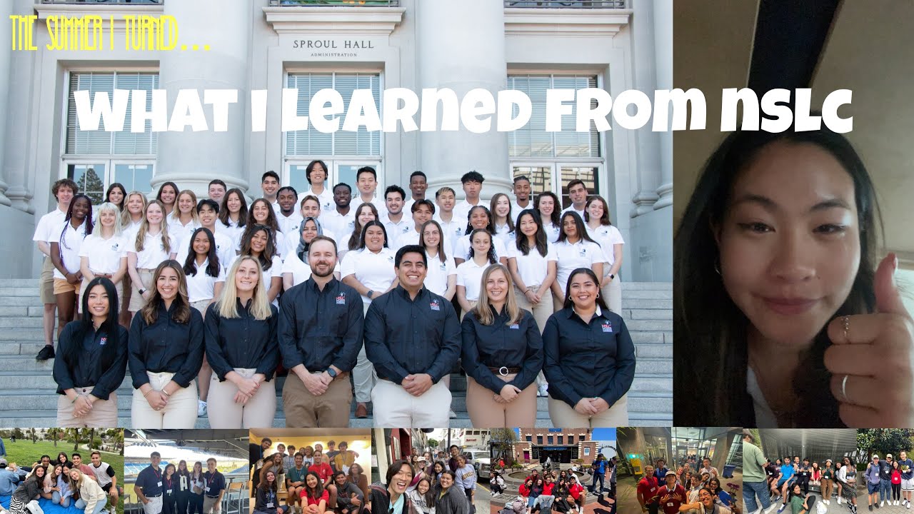 the summer I turned... (National Student Leadership Conference @ UC Berekely)