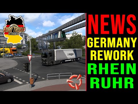 ETS2 NEWS 🚨 ANKÜNDIGUNG: Germany Rework - Rhein-Ruhr: Industrie & Kreuzungen