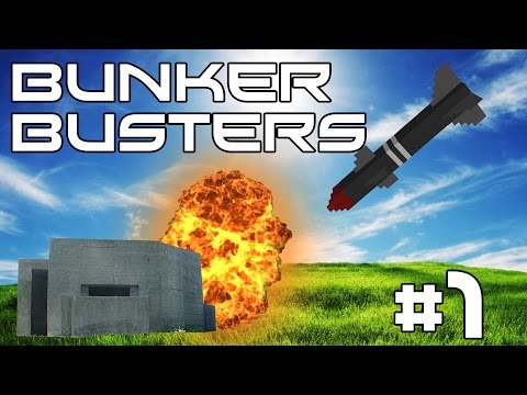Minecraft Bunker Busters - Awesome Bunkers! #1