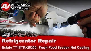 Whirlpool Refrigerator Repair - Not Cooling - Evaporator Fan Motor
