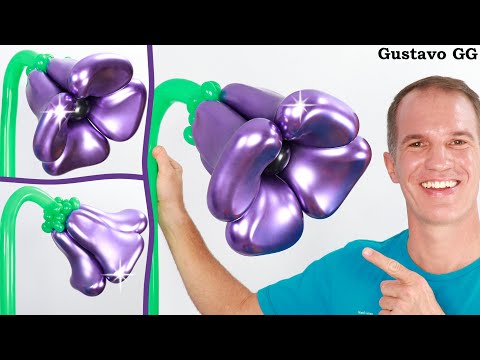 BALLOON FLOWER 🌸- (balloon distortion technique) Gustavo gg