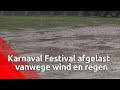 Regen en wind teisteren Karnaval Festival