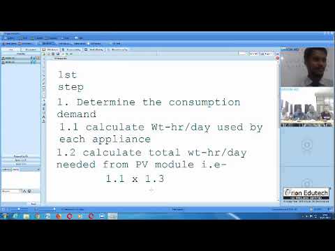 Solar PV Installation Batch-3 class-6 (05.03.2019) video link