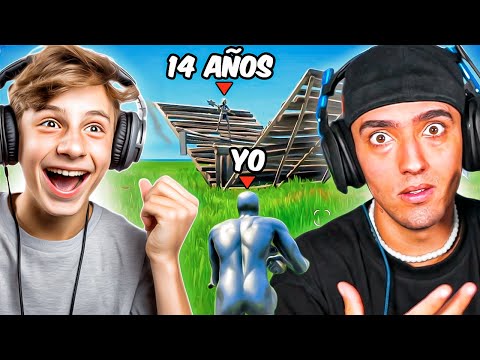 Jugué un PVP contra EL NIÑO PRODIGIO de 14 AÑOS en Fortnite y ... *me dolió*