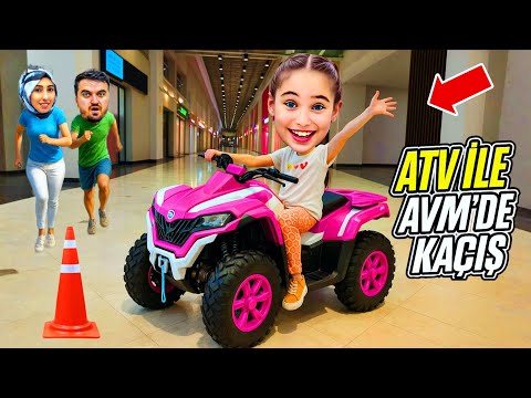 ELİF SİNEM KÜÇÜK ATV İLE AVMYE GİRDİ ‼️ EYVAH GİRMEK YASAK !! 
