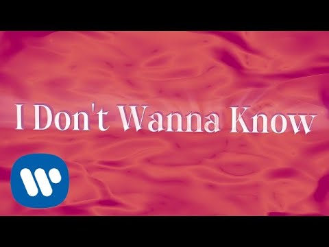 Video thumbnail for I Don't Wanna Know