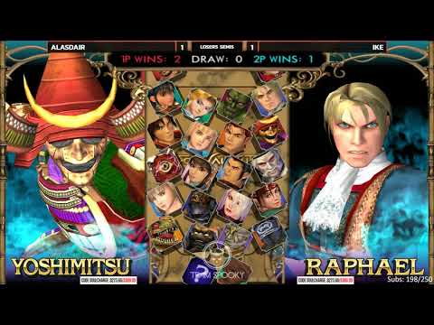 Soul Calibur II @ Soul Charge Tourney - Alasdair vs Ike [4K/60fps]