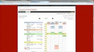 Visual Schedule Builder