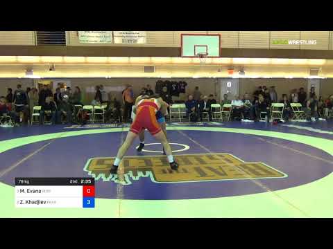 2018 Bill Farrell Memorial International/Men's Freestyle 79 Semi-Finals - Michael Evans (BCRTC) Vs