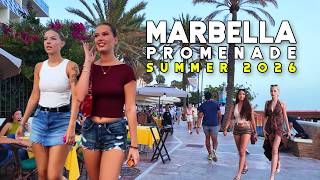 Marbella Promenade Spain 🇪🇸 Lovely Summer 2026 Update Costa del Sol Walk | Málag