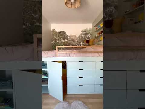 IKEA HACK: kidsbed with dresser and hidding spot 🤩💫