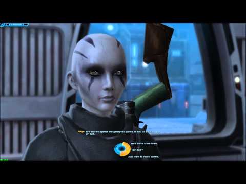 SWTOR IA Snip LS First Conversation with Kaliyo Djannis - Part of the Team