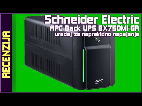 APC BACK-UPS 750VA, 230V, AVR, IEC SOCETS video