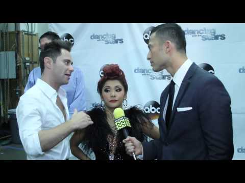 Dancing with the Stars - Nicole "Snooki" Polizzi & Sasha Farber AfterBuzz TV October 14th Interview