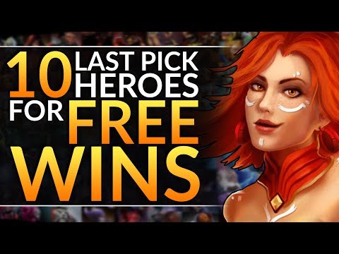 10 LAST PICK HEROES that INSTANTLY Win Games - Best Mid Drafting Tips - Dota 2 Pro Draft Guide