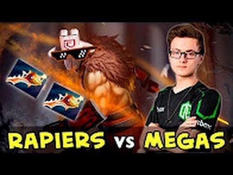 Miracle 1ST 7.03 GAME Twitch Stream double Rapier vs Megacreeps — not today