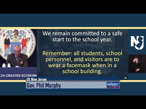 NJ Governor Phil Murphy On COVID–19 In Schools