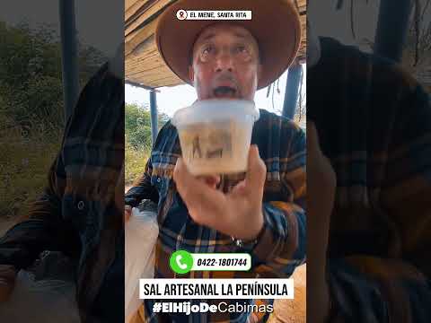 #SANTARITA #ZULIA aquí esta Alberto y su: Sal Artesanal La Península.  #elhijodecabimas