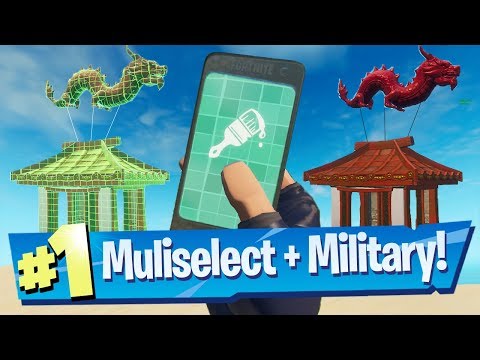 Fortnite Creative - Military Bases, Multiple Selecting + Capture Device! Video
