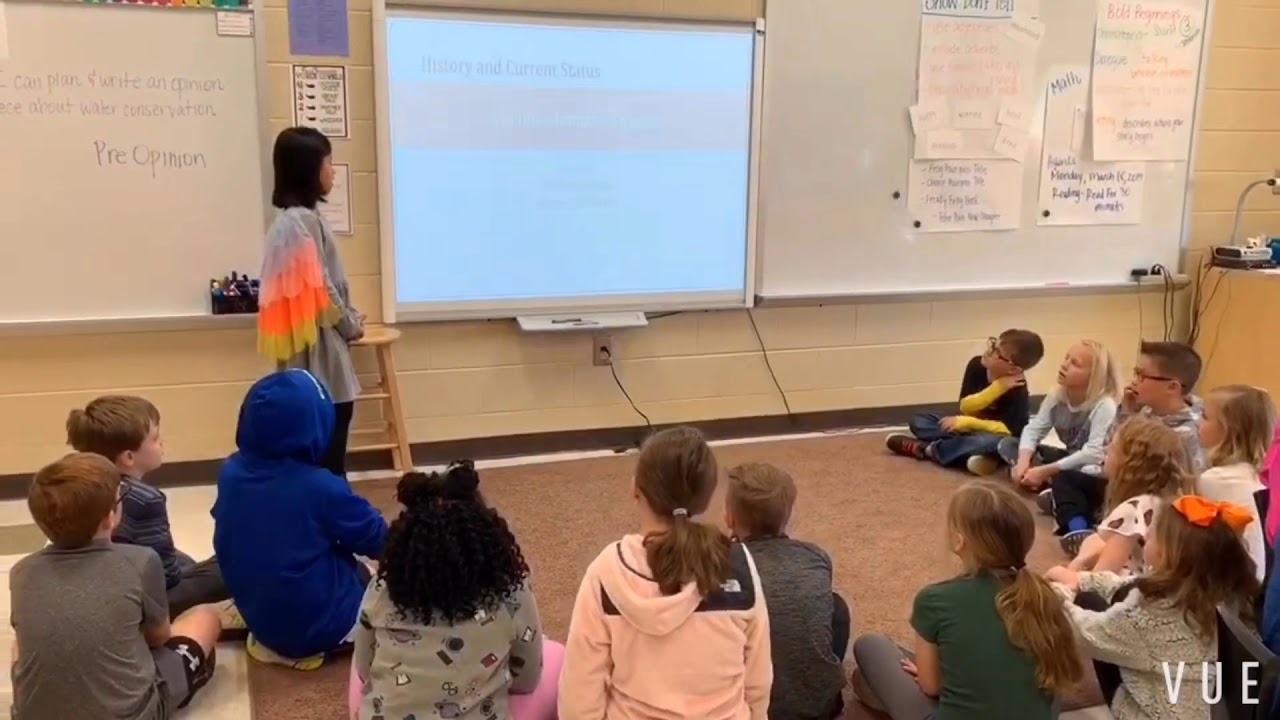 Grace’s first presentation with PPT