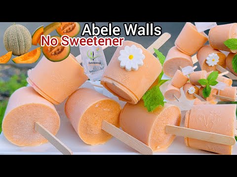 Abele walls / milk powder ice cream/ banana cantaloupe ice cream
