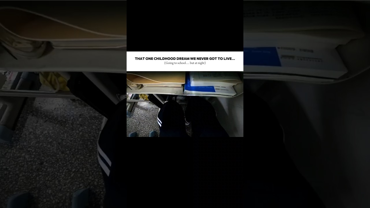 Pov : It's school... But it's night time 😭🤌 #shorts #school #nostalgia #relatable #shortsfeed #fyp