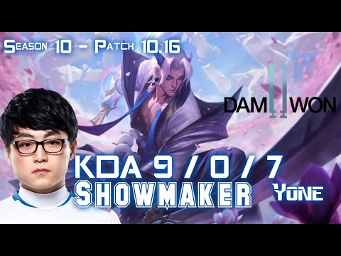 DWG Showmaker YONE vs NUNU Top - Patch 10.16 KR Ranked