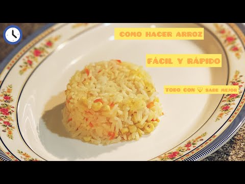 RECETA COMO HACER ARROZ CASERO TIPO RESTAURANTE Y MUY RICO | #preparado ami estilo