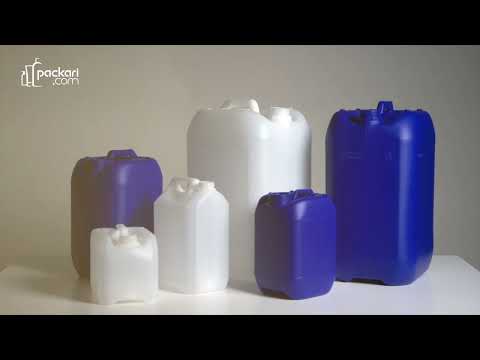 Kunststoff Kanister blau 10 Liter UN stapelbar ohne Verschluss