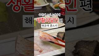 부산 3대 스시 오마카세 해운대 문스시에 다녀왔습니다 #부산맛집 #부산여행 #해운대맛집