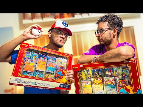 WHOEVER DRAWS THE MOST RARE CARD TAKES IT ALL!! CHARIZARD BOX