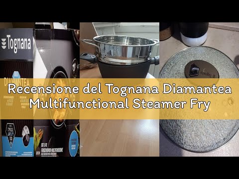 Recensione del Tognana Diamantea Multifunctional Steamer Fry Set, Aluminium, Silver