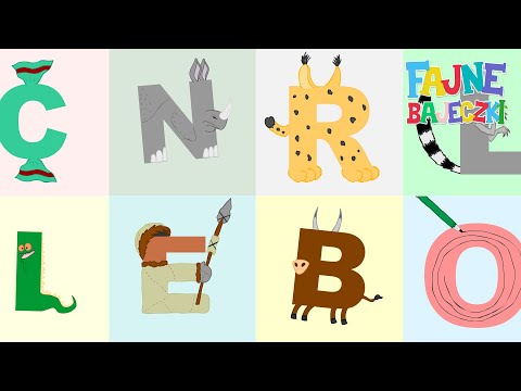 Alfabet - Nauka alfabetu - Animowana bajka dla dzieci