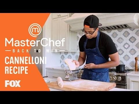 Gabe Lewis's Cannelloni Recipe | MASTERCHEF